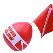 PVC Diving Buoy Ball Surface Marker Ball Inflatable Signal Floater Dive Bouy